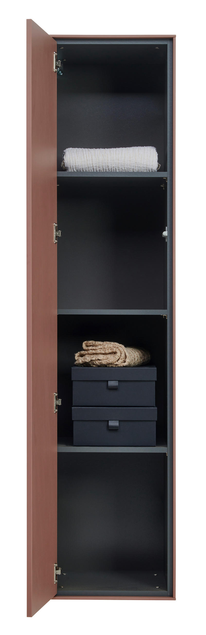 GARDEROBENSCHRANK RENO  in 42/170/41 cm  - Braun, Design, Holzwerkstoff (42/170/41cm) - Voleo