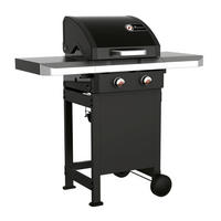 GASGRILL  Schwarz  - Schwarz, Basics, Metall (120/53/120cm) - Landmann