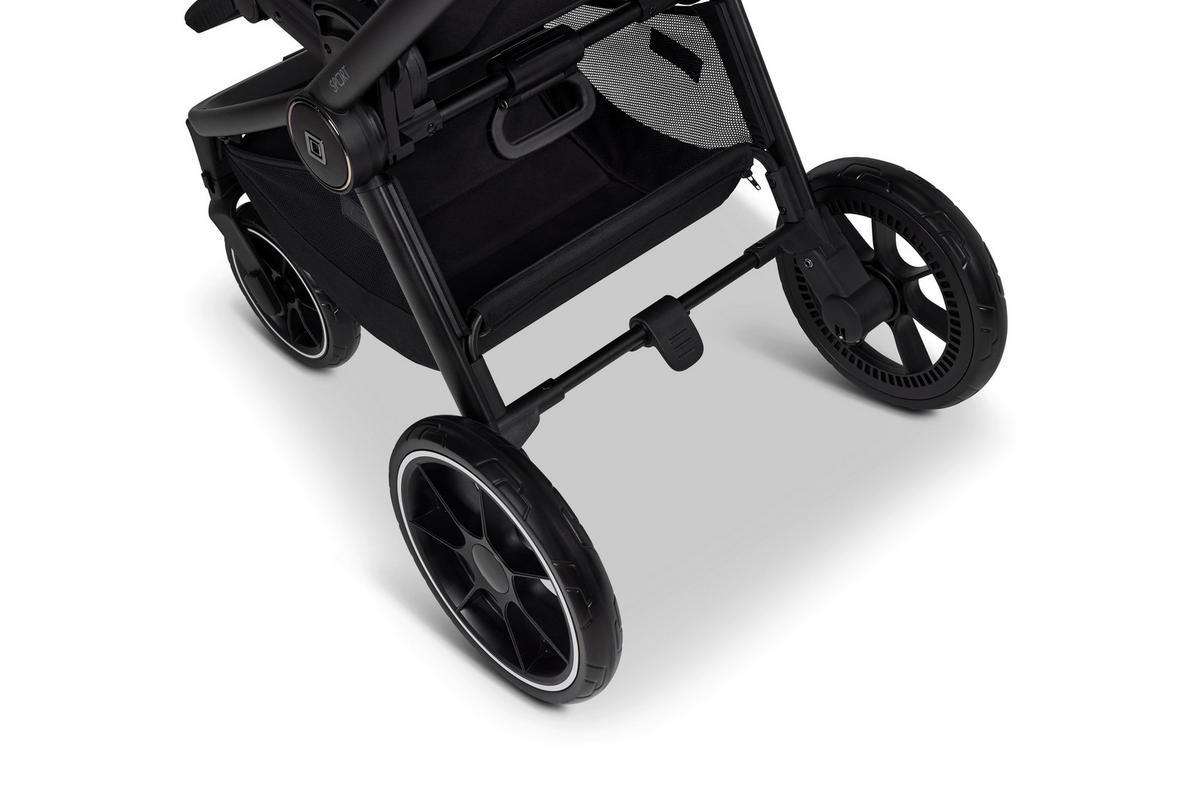 KIŠOBRAN KOLICA  Sport  - crna, Basics, tekstil (95/57/105cm) - Moon