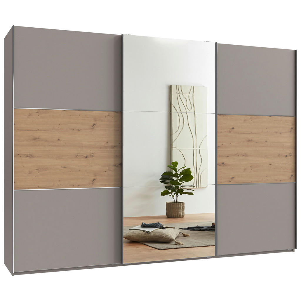 Schwebetürenschrank Indian A Sahara/eiche Artisan, B: 300cm