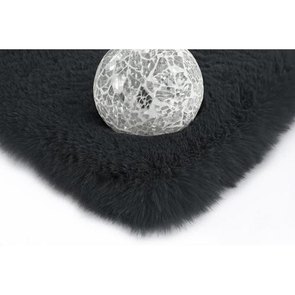 Thumbnail - Kayoom Hochflorteppich Rabbit, Anthrazit, Textil, rechteckig, 180x280 cm, SGS-geprüft, für Fußbodenheizung geeignet, in ...