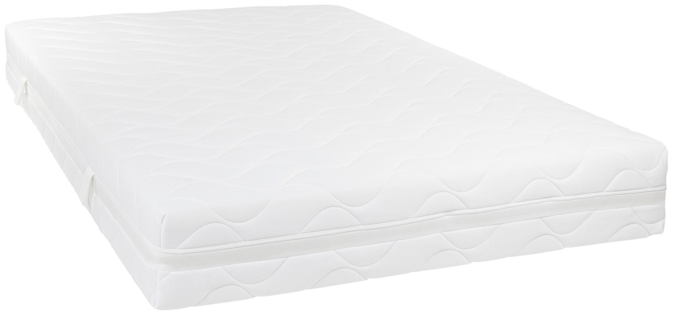 TASCHENFEDERKERNMATRATZE PHB LUX 7 ZONEN H2 140/200 cm Höhe ca. 23 cm 7 -Zonen - Weiß, MODERN, Textil (140/200cm) - Livetastic