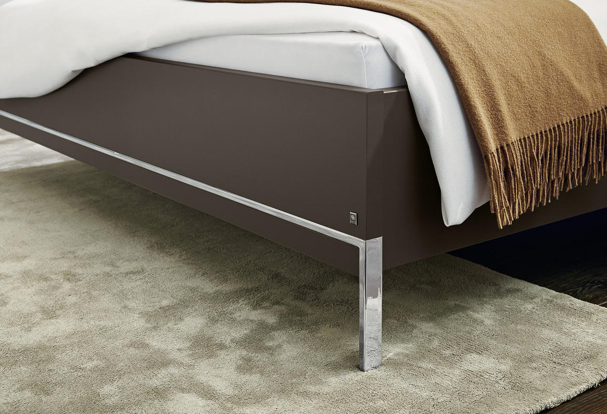 SCHLAFZIMMER Braun, Weiß  - Braun/Weiß, Design, Glas/Holzwerkstoff (180/200cm) - Musterring