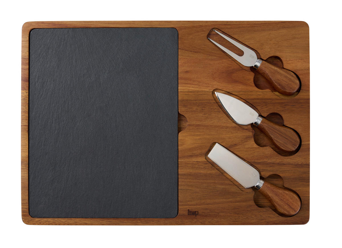 KÄSEMESSERSET  - LIFESTYLE, Holz/Stein - Homeware Profession.