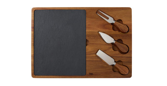 KÄSEMESSERSET  - LIFESTYLE, Holz/Stein - Homeware Profession.