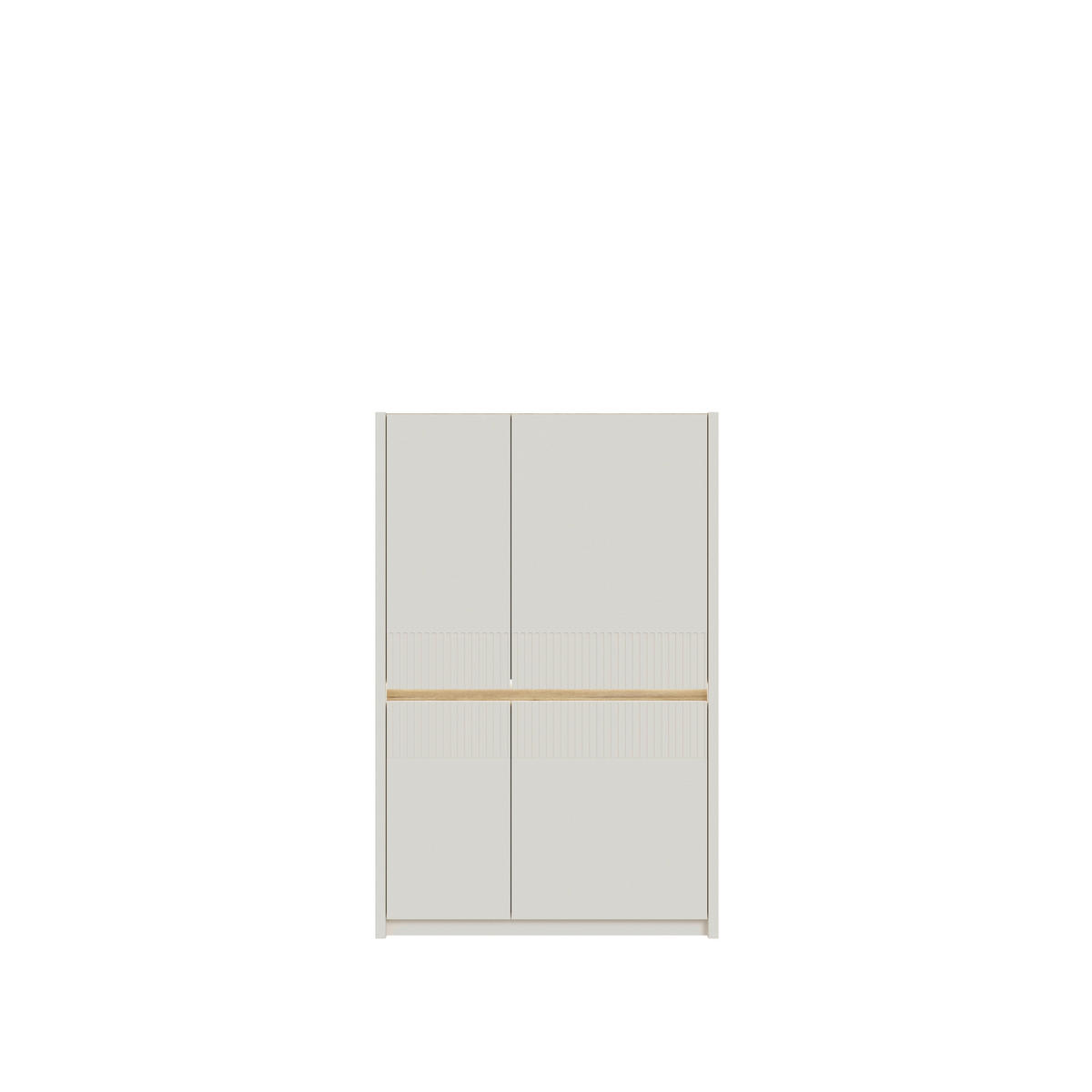 VITRINA   - boje hrasta/boje pijeska, Design, drvni materijal/plastika (95,3/146,7cm)