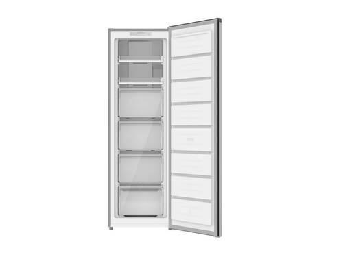 GEFRIERSCHRANK  - Silberfarben, Basics, Glas/Kunststoff (54/168/59cm) - Nabo