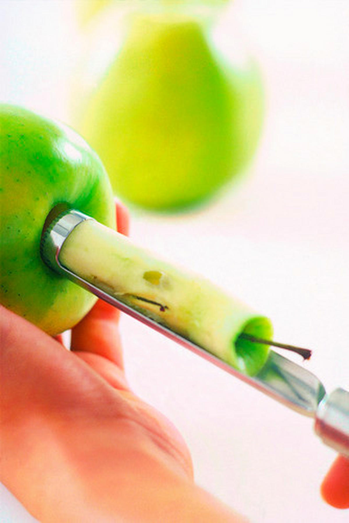 OBSTENTKERNER  - Edelstahlfarben, Basics, Metall (23cm) - Rösle