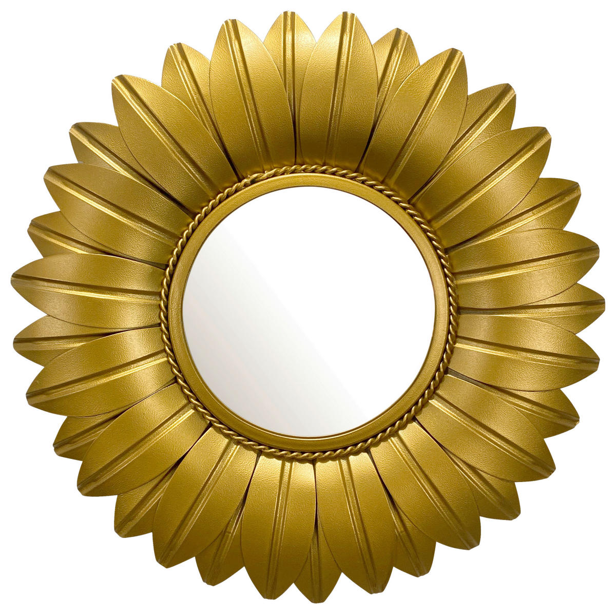 WANDSPIEGEL 60/60/4 cm  - Goldfarben, Design, Glas/Metall (60/60/4cm) - MID.YOU