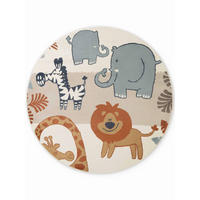 KINDERTEPPICH 160 cm Adventures Tier  - Multicolor/Creme, Design, Kunststoff/Textil (160cm) - Hanse Home