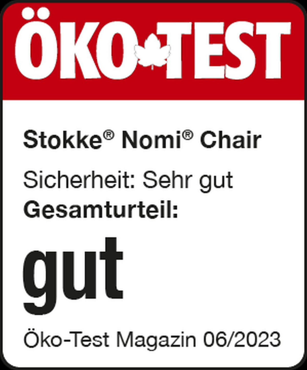 STOKKE NOMI STUHL NOMI  - Buchefarben/Schwarz, Trend, Holz (52/59/83,5cm) - Stokke