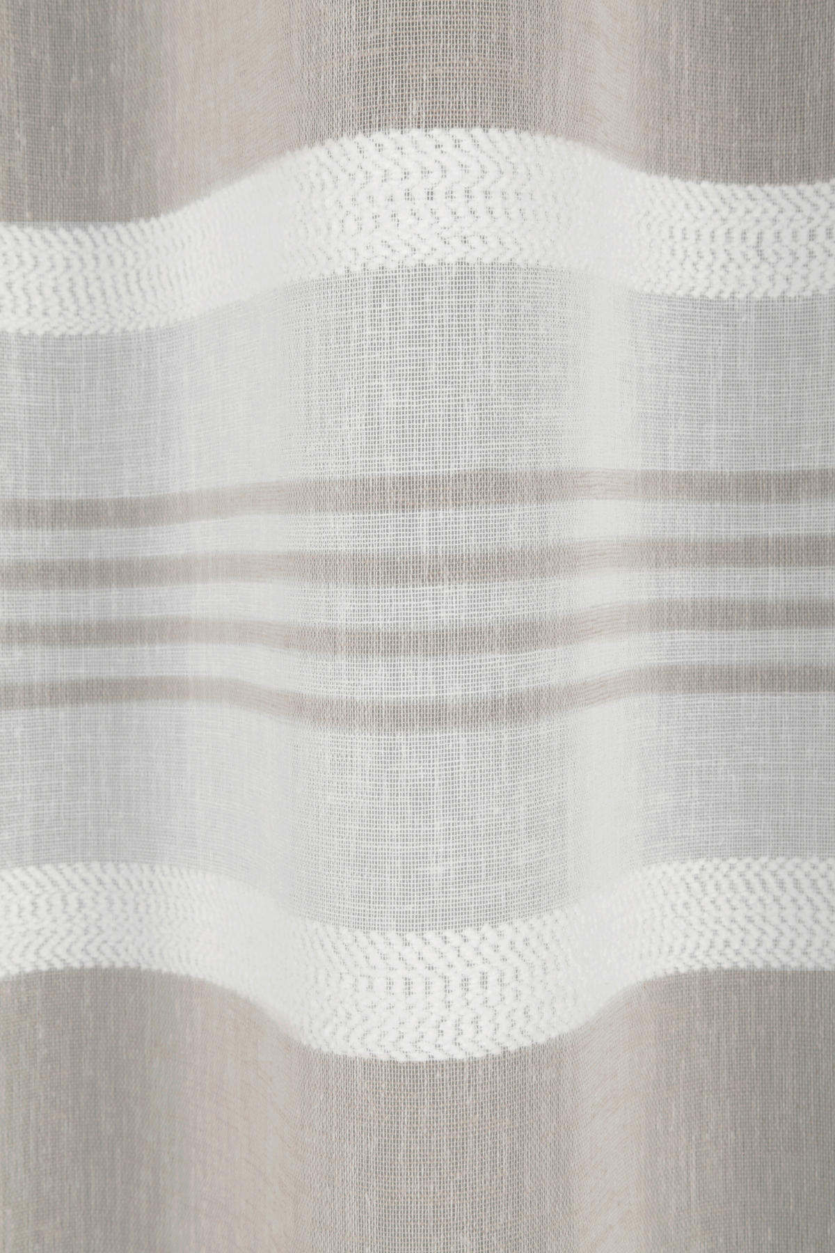 ÖSENSCHAL halbtransparent 135/245 cm   - Beige/Creme, Basics, Textil (135/245cm)