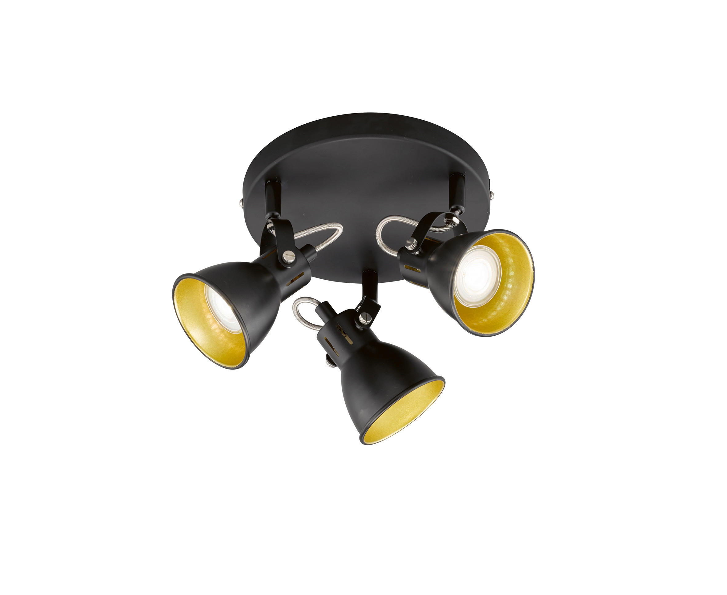 LED-REFLEKTOR  Bobby /320 lm/3000 K// - zlate barve/črna, Trend, kovina (20/13cm)