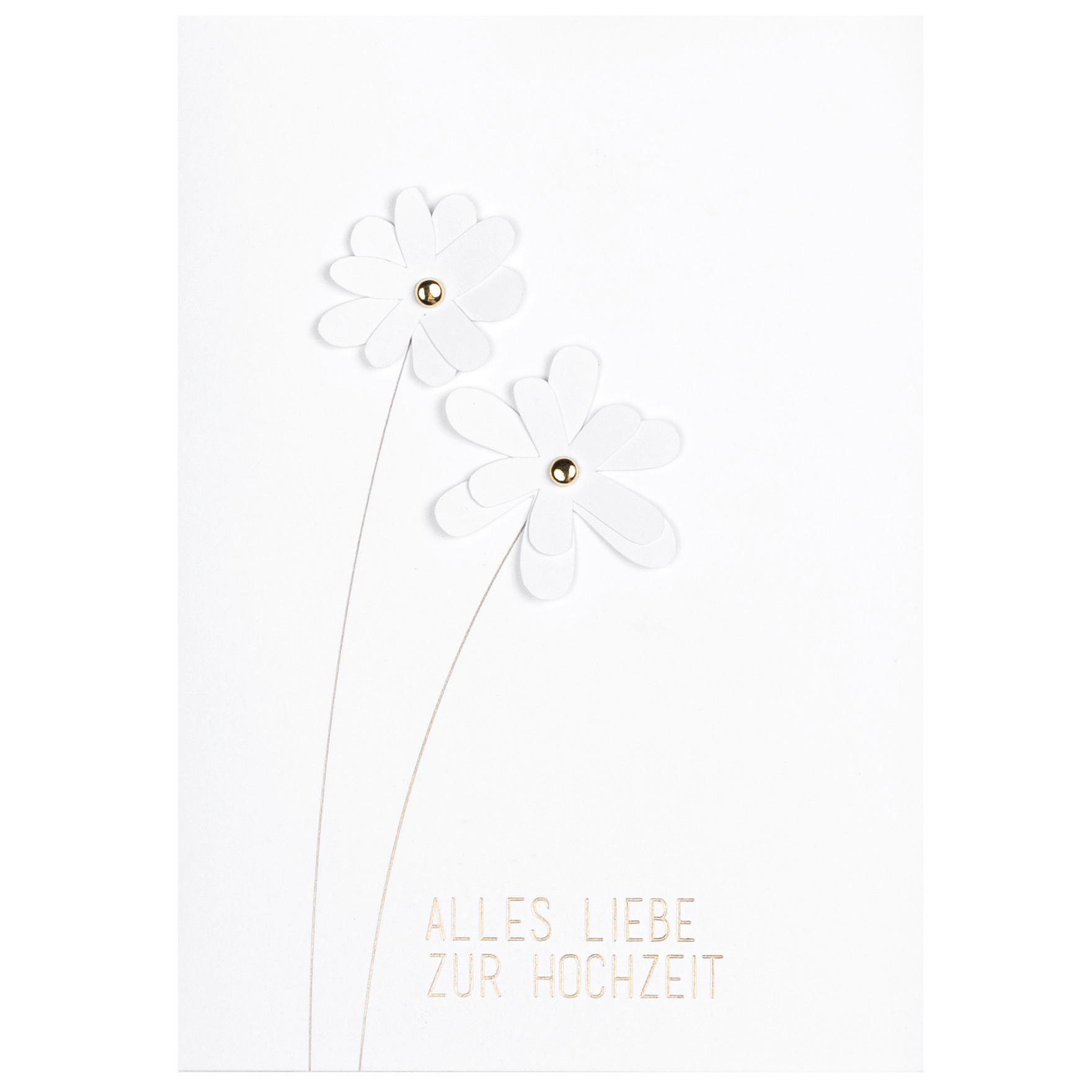 KARTE  - Weiss, Basics, Papier (17.9/12.4/0.1cm) - Räder