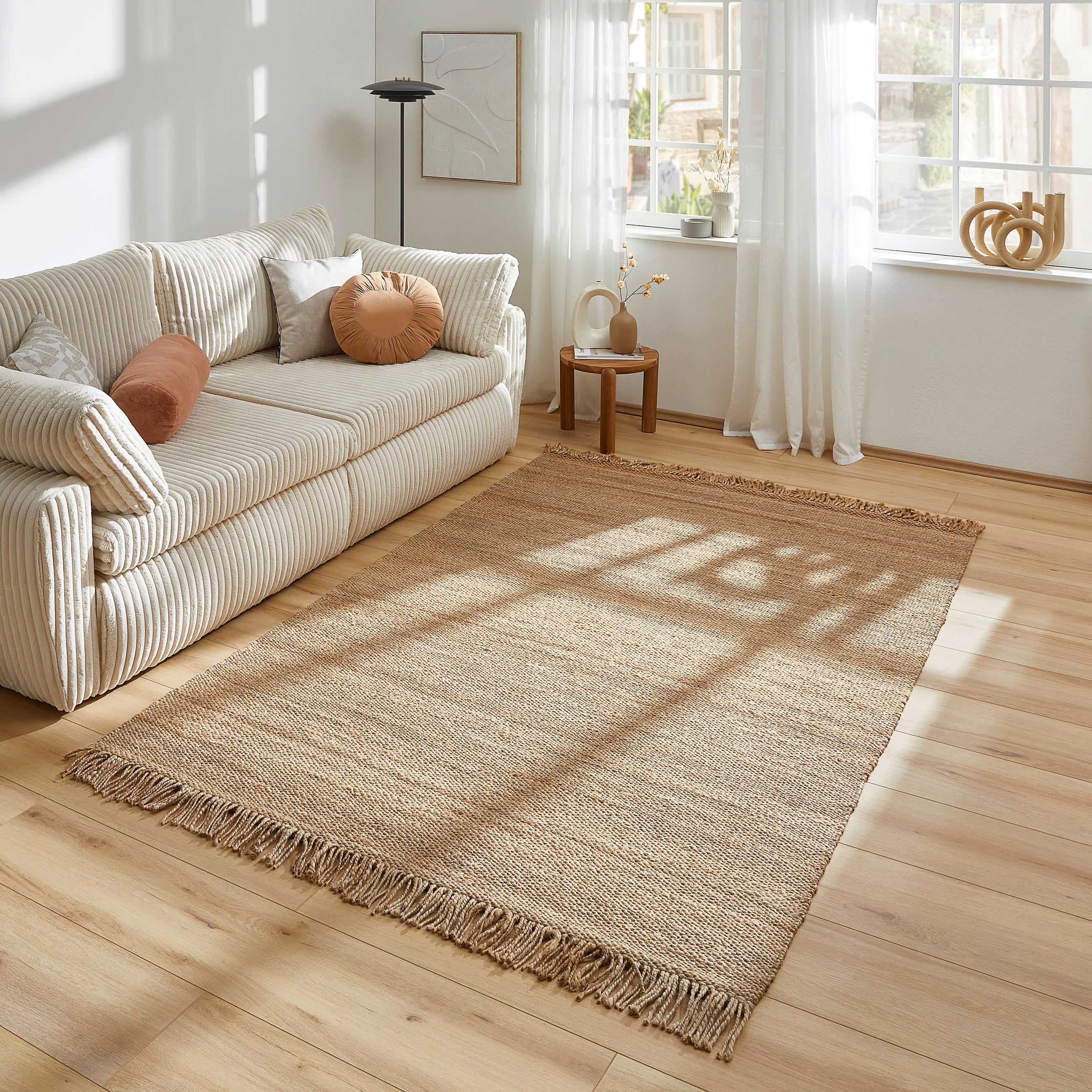 JUTETEPPICH 130/190 cm Naturfarben  - Naturfarben, Natur, Textil (130/190cm) - Linea Natura