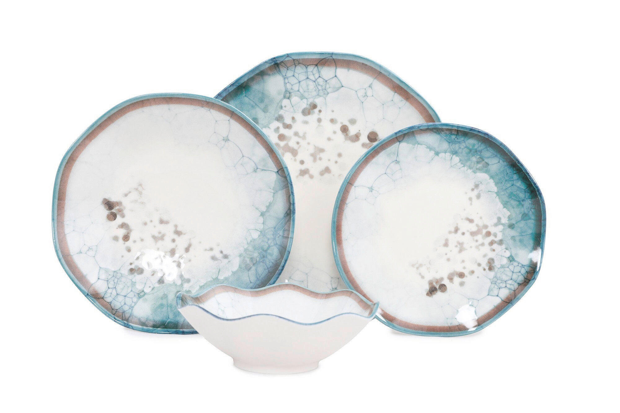 KOMBISERVICE 24-teilig 6 Personen Multicolor  - Multicolor, Basics, Keramik - P & B