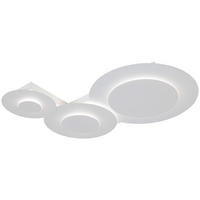 DECKENLEUCHTE    60/45/6 cm  - Weiß, Design, Kunststoff/Metall (60/45/6cm) - Collet's Monde