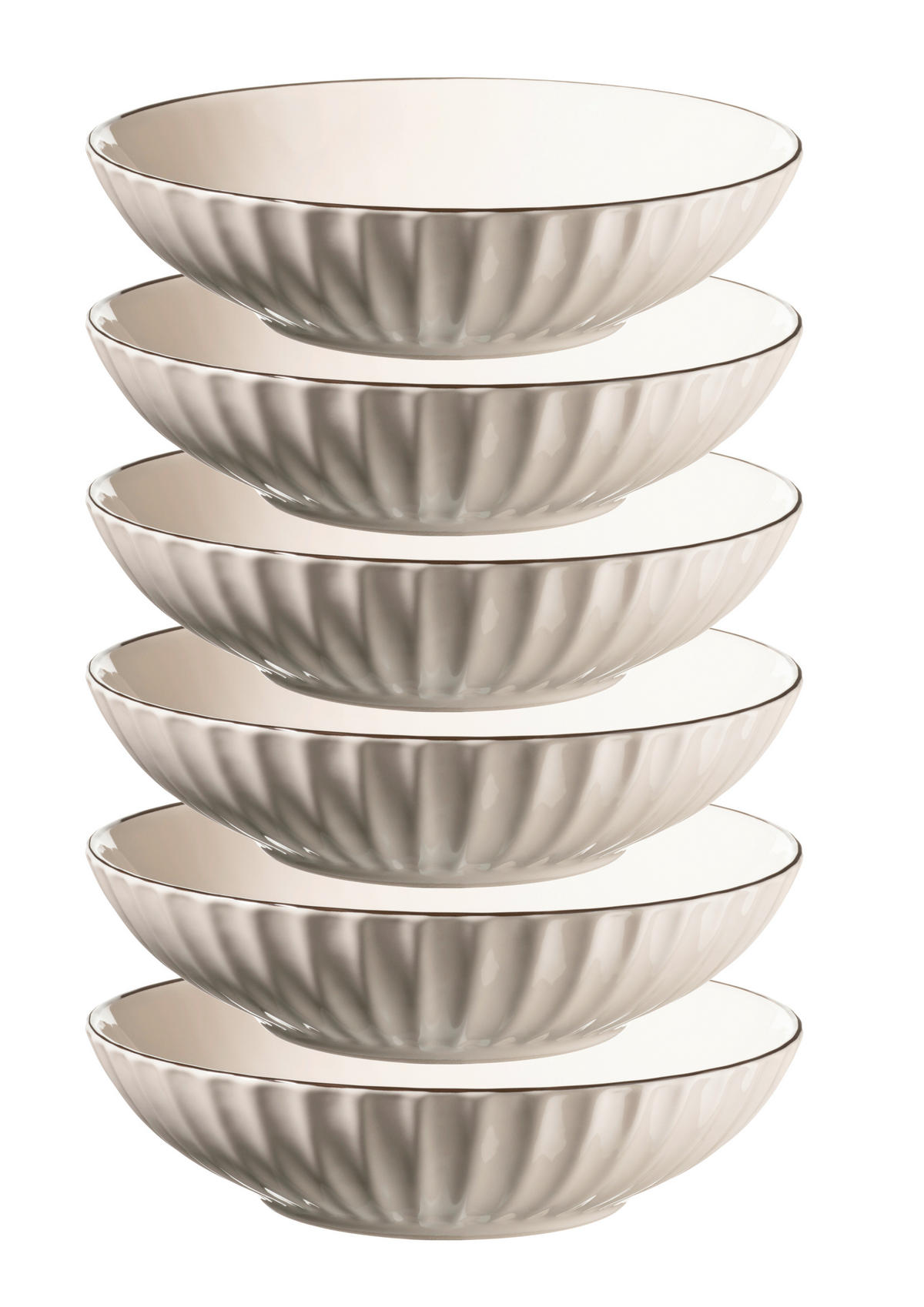 TELLERSET Osita   - Creme, Basics, Keramik - Mäser