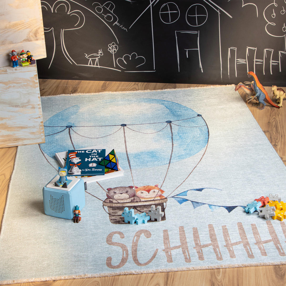 KINDERTEPPICH 115/170 cm My Greta  - Weiss/Grau, Trend, Textil (115/170cm) - Ben'n'jen
