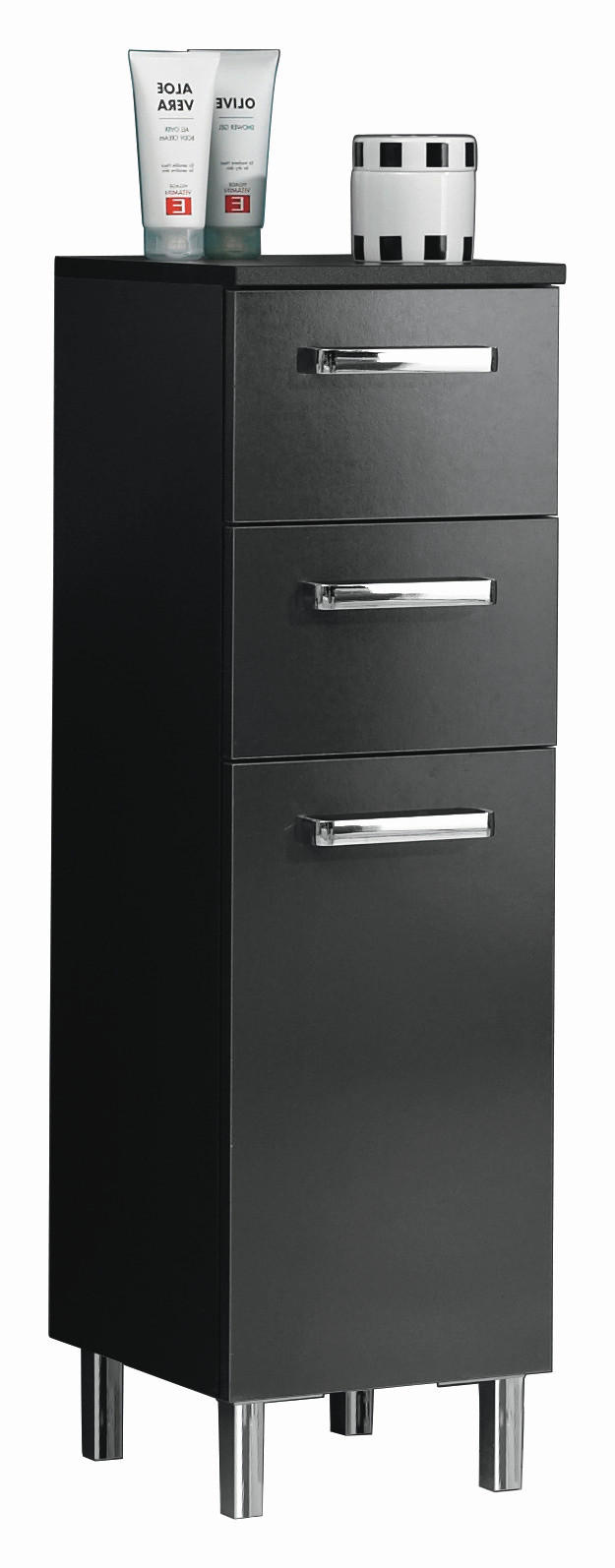 UNTERSCHRANK 30/100,5/33 cm   - Anthrazit/Silberfarben, KONVENTIONELL, Holzwerkstoff/Metall (30/100,5/33cm) - Carryhome