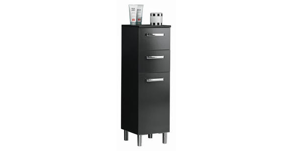 UNTERSCHRANK 30/100,5/33 cm   - Anthrazit/Silberfarben, KONVENTIONELL, Holzwerkstoff/Metall (30/100,5/33cm) - Carryhome