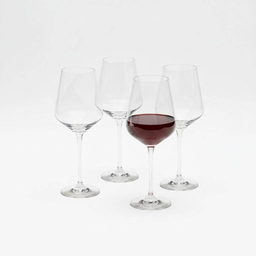 GLÄSERSET Ava  4-teilig  - Klar, Basics, Glas (9,5/24cm) - Van Well