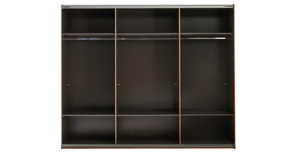 SCHWEBETÜRENSCHRANK  in Kaschmir, Eiche Artisan  - Kaschmir/Schwarz, KONVENTIONELL, Holzwerkstoff/Metall (270/225,5/63,7cm) - Xora