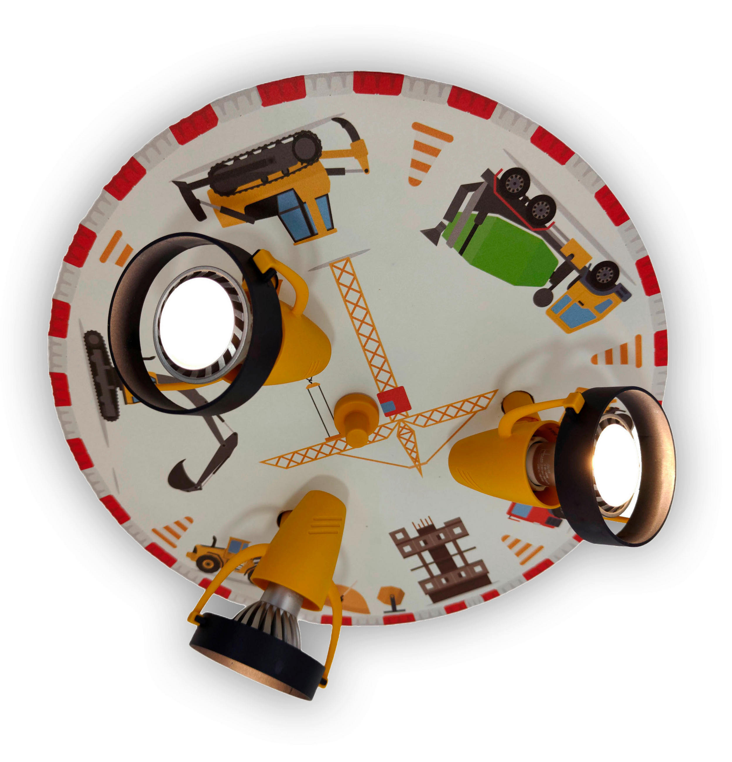 KINDERDECKENLEUCHTE 35/35/15 cm - Multicolor, Basics, Holzwerkstoff/Kunststoff (35/35/15cm)