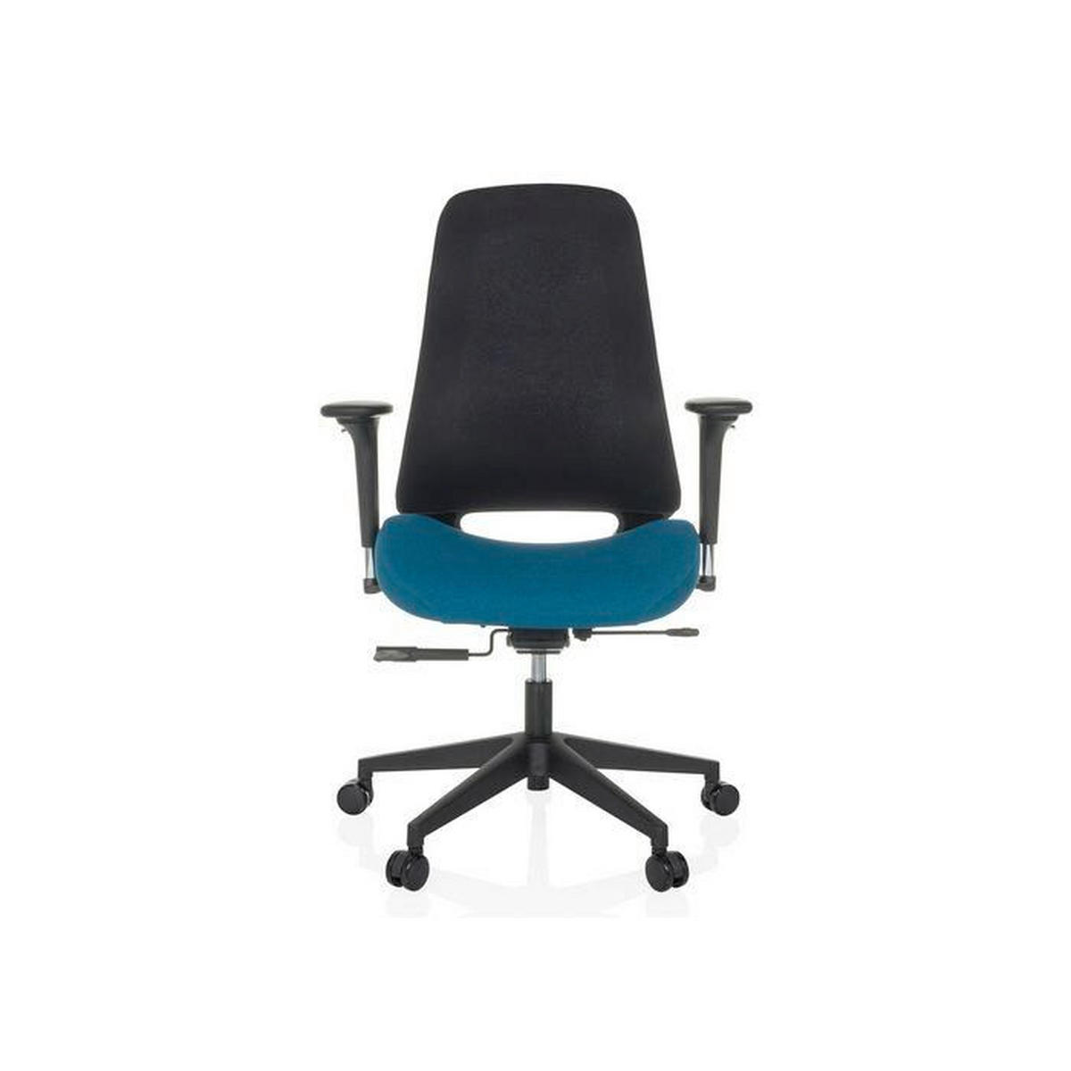 DREHSTUHL  in Flachgewebe Dunkelblau  - Schwarz/Dunkelblau, MODERN, Kunststoff/Textil (67/111 - 120/64cm) - MID.YOU