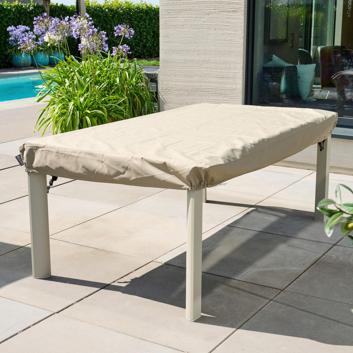 SCHUTZHÜLLE Beige   - Beige, MODERN, Kunststoff (110/15/240cm) - Siena Garden