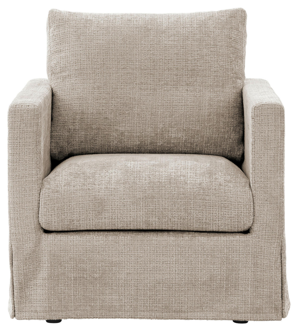 SESSELBEZUG - Beige, Design, Textil (84/89/95cm) - P & B