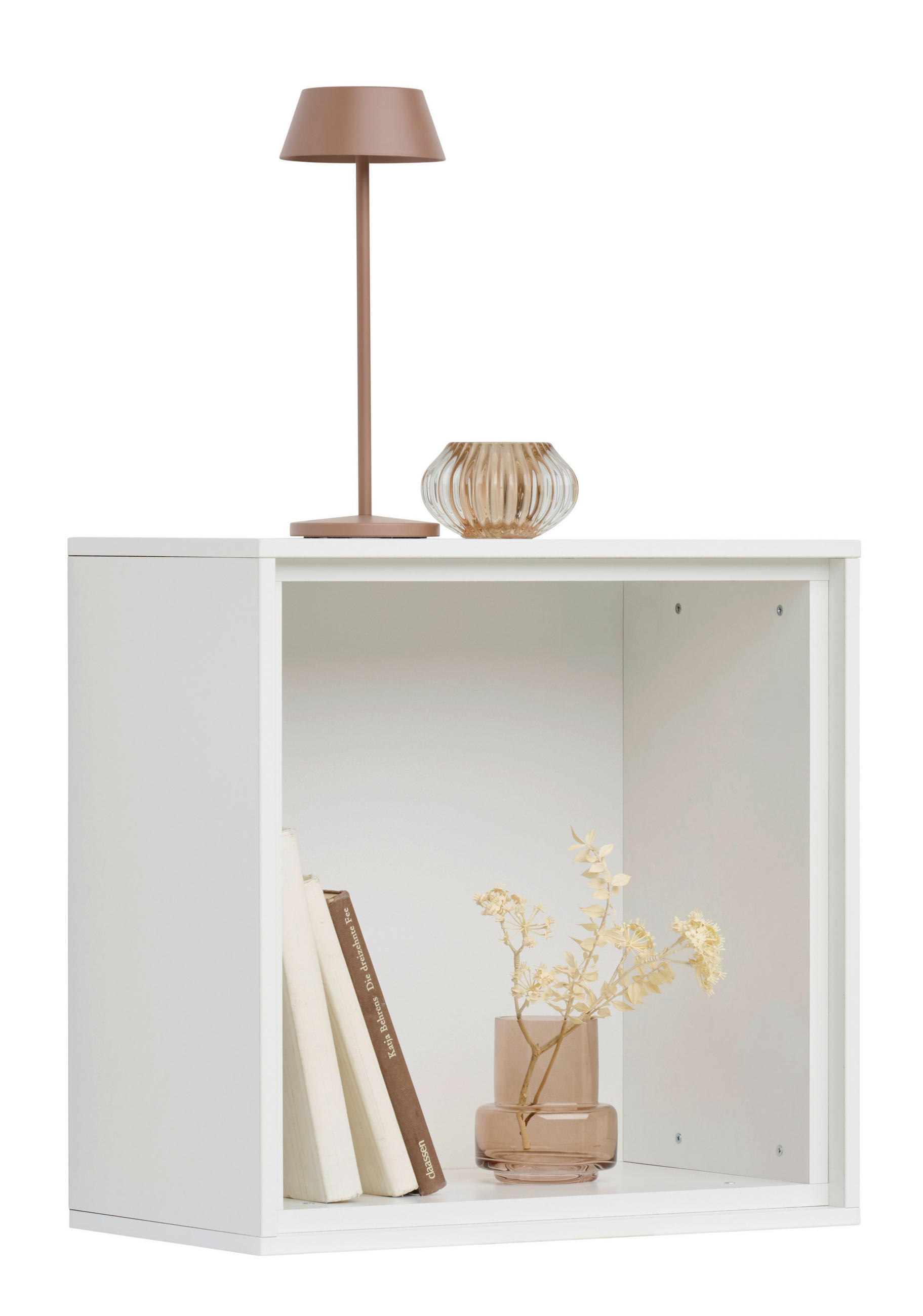 HÄNGEELEMENT 45,9/45,9/26 cm  in Weiß   - Weiß, Design, Holzwerkstoff (45,9/45,9/26cm) - home24