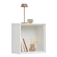 HÄNGEELEMENT 45,9/45,9/26 cm  in Weiß   - Weiß, Design, Holzwerkstoff (45,9/45,9/26cm) - home24