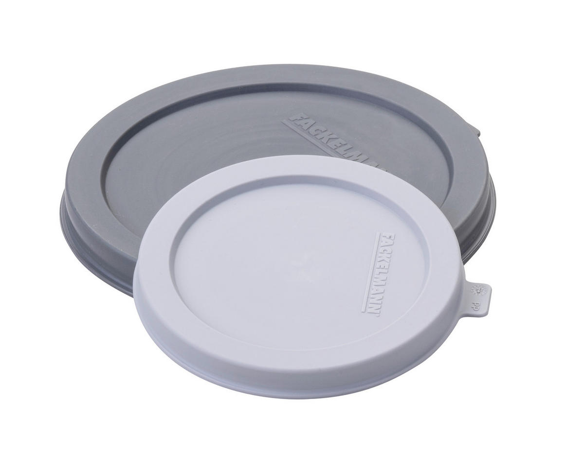 DECKEL  - Grau, KONVENTIONELL, Kunststoff - Fackelmann