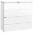KOMMODE Graphitfarben - Graphitfarben/Alufarben, Design, Metall (80/80/42cm) - Carryhome KOMMODE Graphitfarben - Graphitfarben/Alufarben, Design, Metall (80/80/42cm) - Carryhome