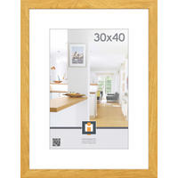 RÁM NA OBRAZY, 1 foto 30 cm x 40 cm - farba duba, Basics, plast/sklo (33/43/1,5cm)