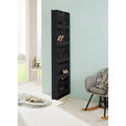 SCHUHSCHRANK 50/195/18 cm  - Anthrazit, Design, Glas/Holzwerkstoff (50/195/18cm) - Xora