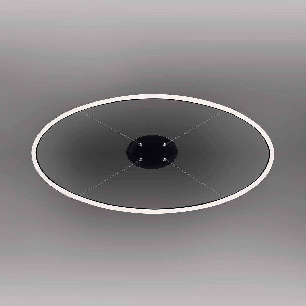 LED-HÄNGELEUCHTE Titus 80/39/120 cm   - Anthrazit, Design, Kunststoff/Metall (80/39/120cm) - Paul Neuhaus