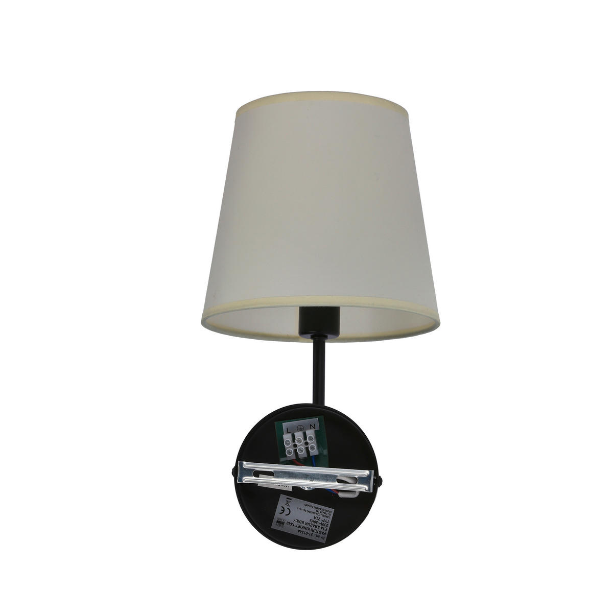 VÄGGLAMPA Pasteri 18.5/23/33 cm   - kromfärg/grafitfärgad, Klassisk, metall/plast (18.5/23/33cm)
