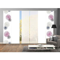 FLÄCHENVORHANG RAWLINS, 6-TLG. in Flieder blickdicht  - Flieder, Basics, Textil (6x60/245cm)