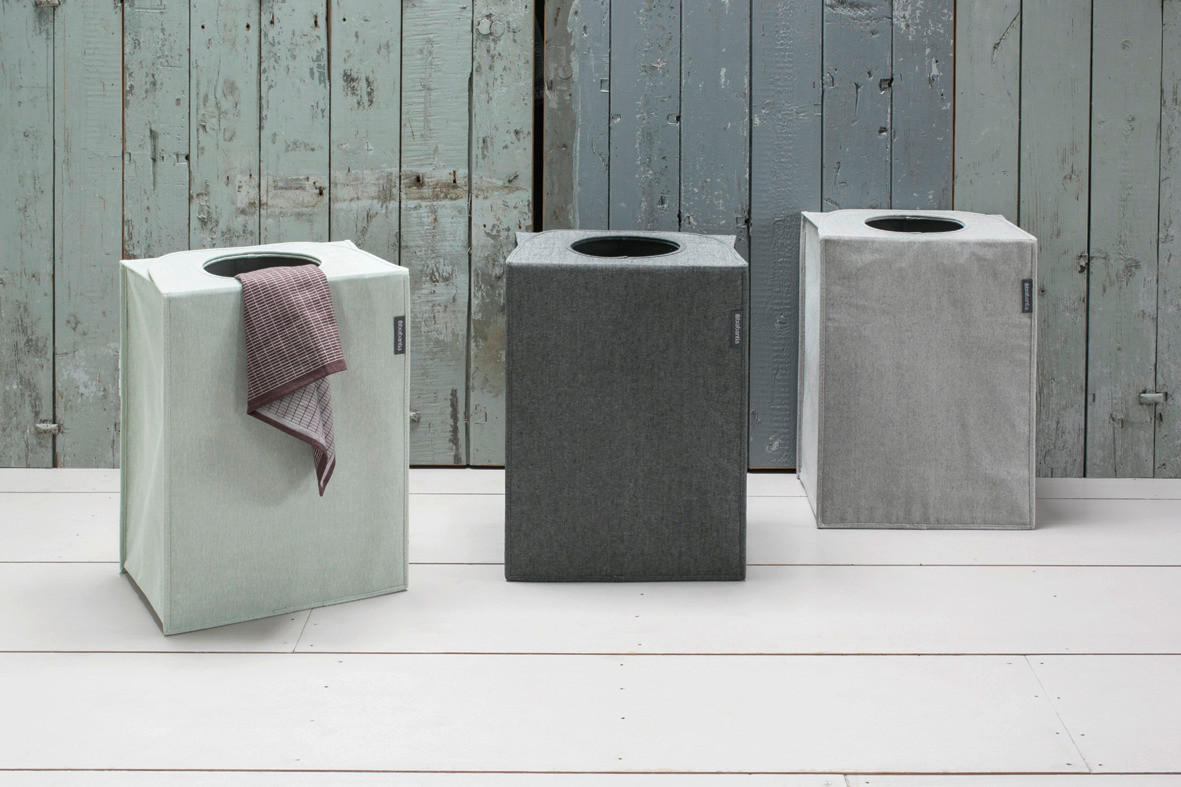 NÁDOBA NA BIELIZEŇ - sivá, Design, textil (40,5/54/29,5cm) - Brabantia