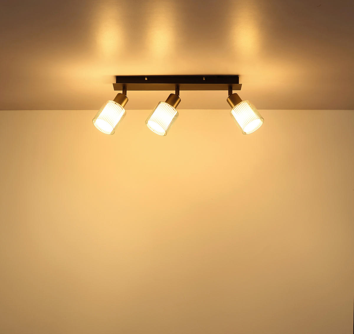 STRAHLER 41/8/18,6 cm   - Schwarzchrom/Weiß, Basics, Glas/Metall (41/8/18,6cm) - Globo