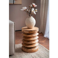BEISTELLTISCH in Holz 35/35/45 cm  - Braun, Design, Holz (35/35/45cm) - Livetastic