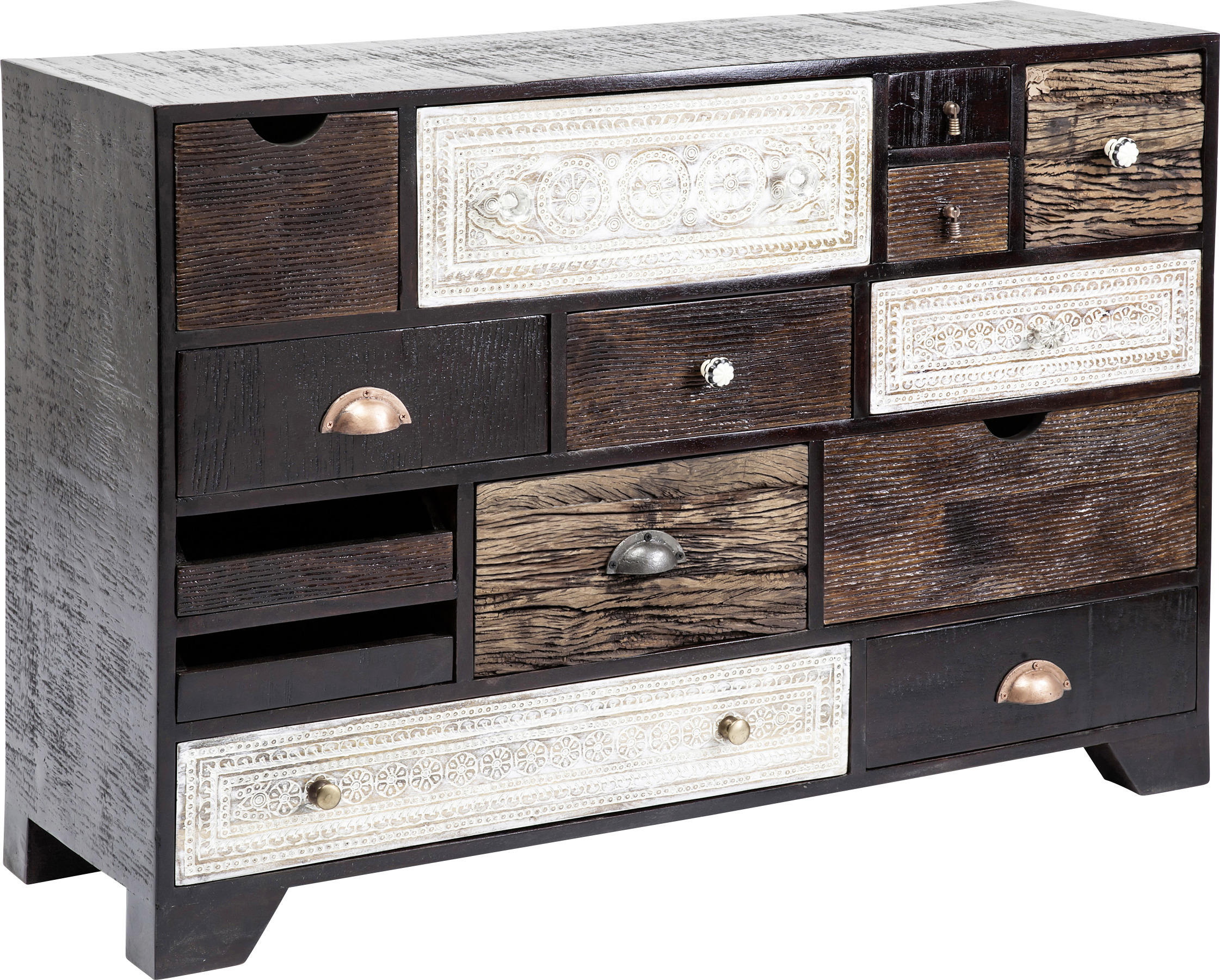 KOMMODE  in 114/80/35 cm  - Dunkelbraun/Braun, Design, Holz/Holzwerkstoff (114/80/35cm)