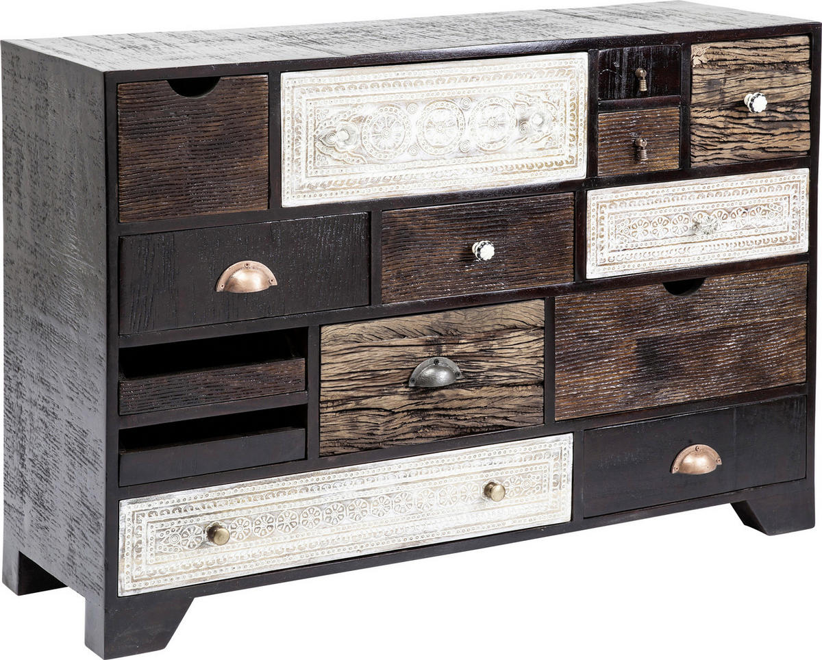 KOMMODE  in 114/80/35 cm  - Dunkelbraun/Braun, Design, Holz/Holzwerkstoff (114/80/35cm)