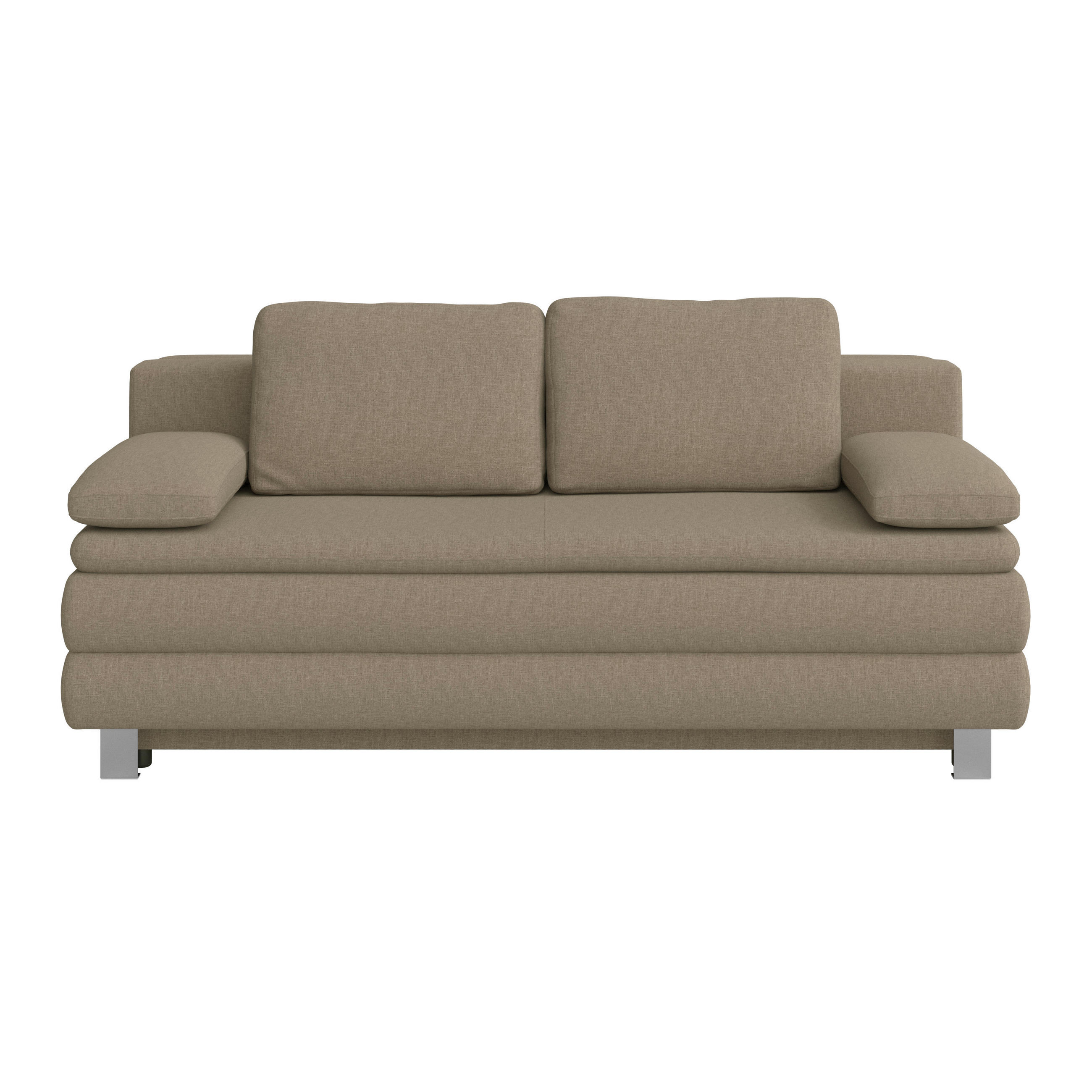 Carryhome Boxspringsofa Taupe 202x96x105 cm