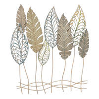 NÁSTENNÁ DEKORÁCIA 87/75/2.5 cm  - Basics, kov/kompozitné drevo (87/75/2.5cm)