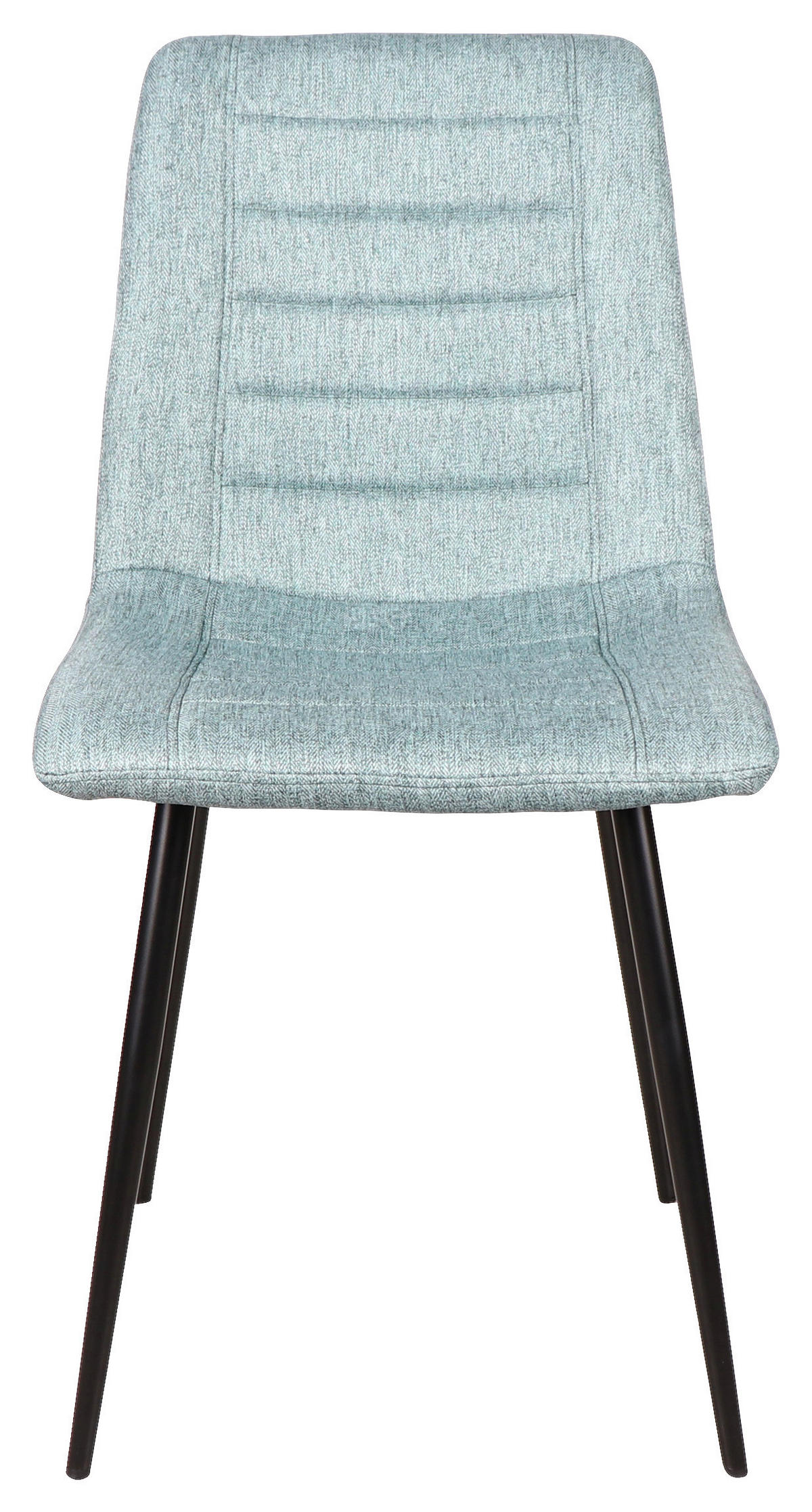STOL, kovina, tekstil črna, žadasto zelena  - črna/žadasto zelena, Design, kovina/tekstil (45/86/55cm) - Xora