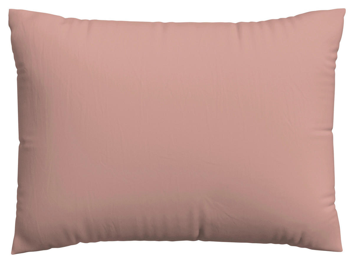 KOPFPOLSTERBEZUG EASY JERSEY 60/80 cm  - Altrosa, Basics, Textil (60/80cm) - Schlafgut