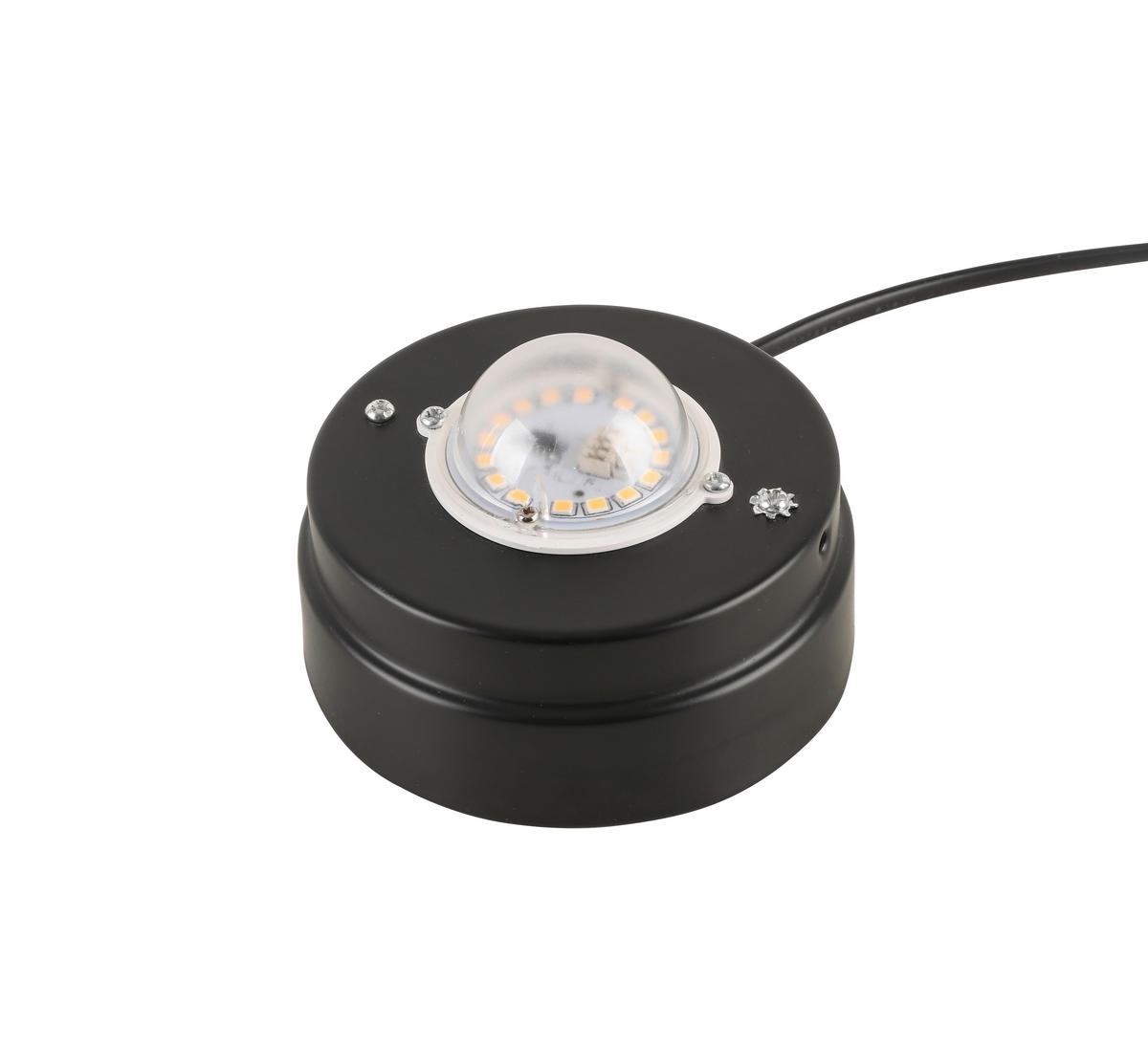 LED-TISCHLEUCHTE 10/20 cm   - Chromfarben/Schwarz, Basics, Glas/Metall (10/20cm) - Novel